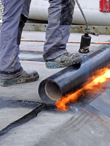 bitumen roof installation