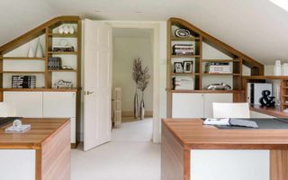 home office in loft conversion