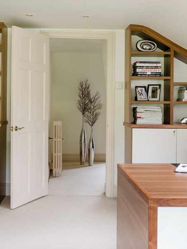 home office in loft conversion
