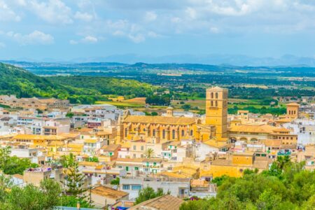 Things to know about buying property in Mallorca 1 Canva Aerial view of Felanitx with Sant Miguel church Mallorca Spain