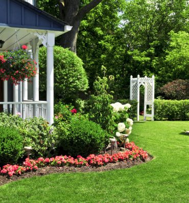 depositphotos 4569706 stock photo front yard of a house 1