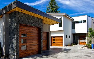 garage door mixture of materials