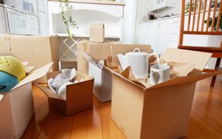 Packing The Kitchen For Moving