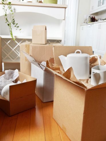 Packing The Kitchen For Moving
