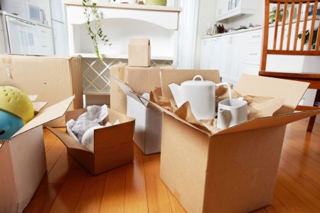 Packing The Kitchen For Moving