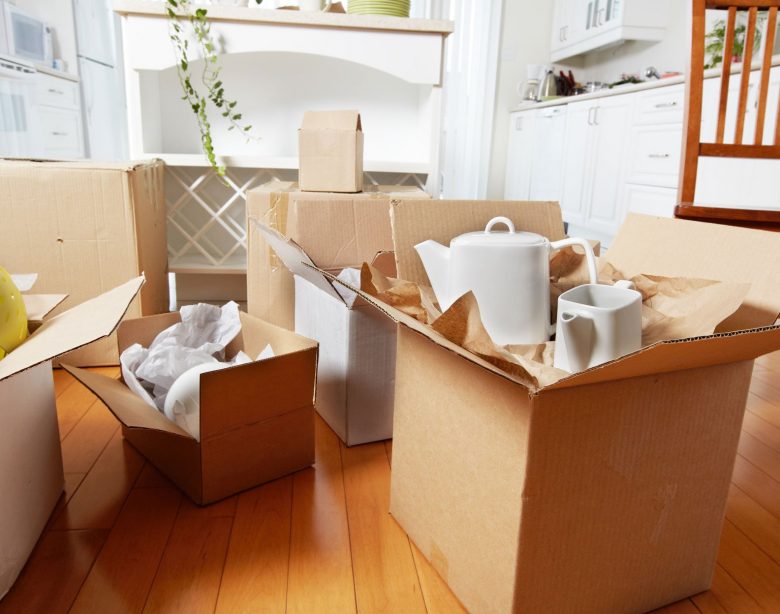 Packing The Kitchen For Moving