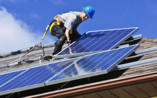 solar panel installation