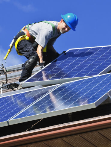 solar panel installation