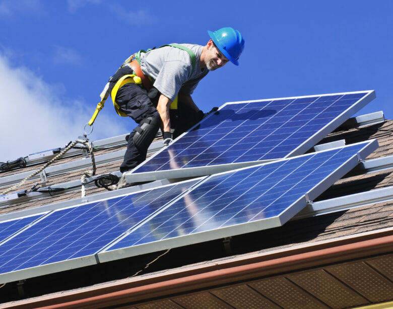 solar panel installation