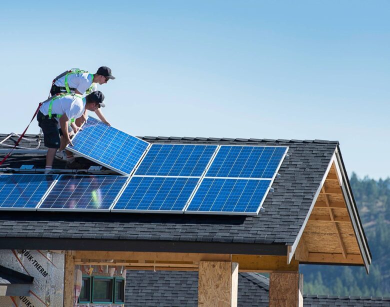 residential solar panel installation service