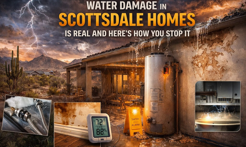 water damage restoration in Scottsdale